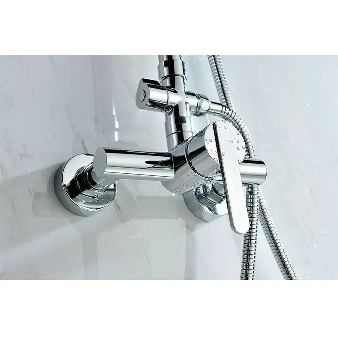 Imex Roma Sistema de ducha - Con grifo monomando, Número de tipos de chorro: 3 ud., Cromo