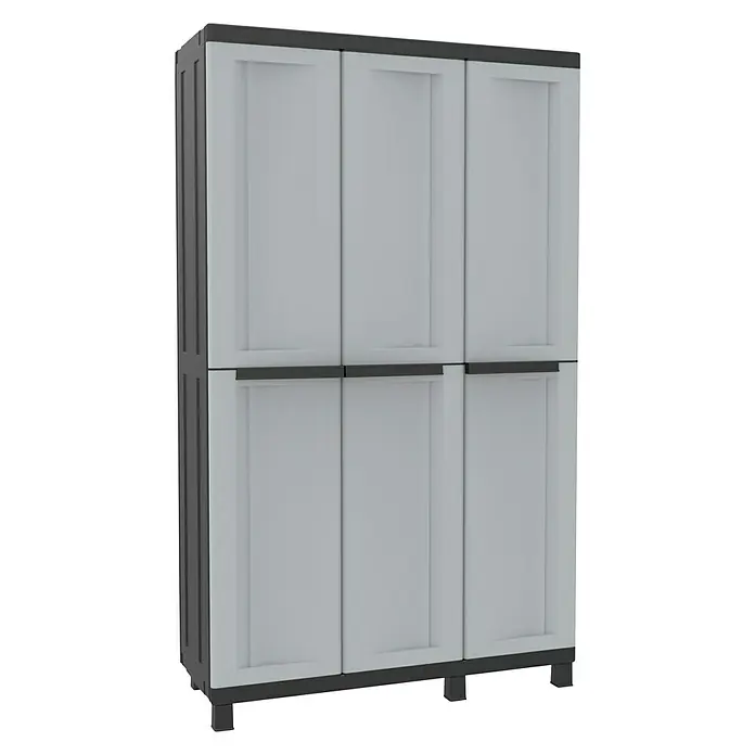 Terry Armario de PVC TwistBlack - L x An x Al: 39 x 102 x 170 cm, Capacidad de carga: 20 kg/balda