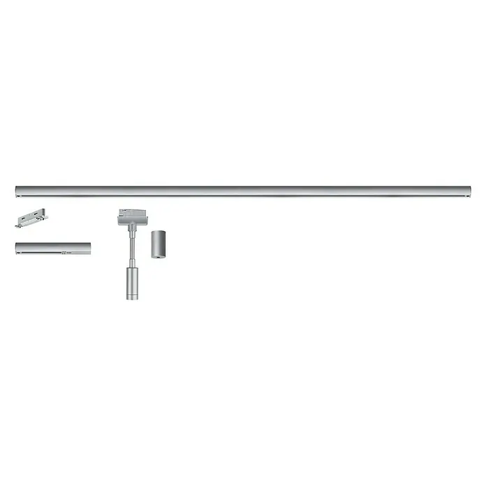 Paulmann URail Pendeladapter - 1,2 m, Metall - Vorderansicht