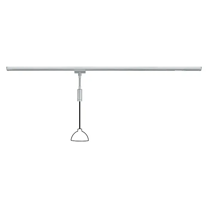 Paulmann URail Pendeladapter - 1,2 m, Metall - Vorderansicht
