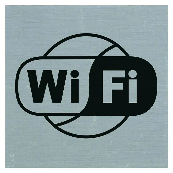 Pickup Naljepnica - Motiv: Wi-Fi, D x Š: 80 x 80 mm