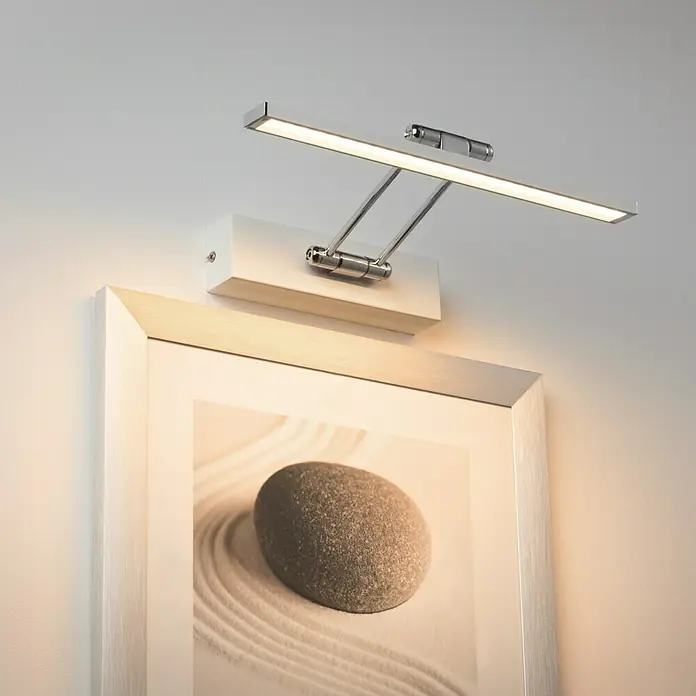 Paulmann Galeria LED svjetiljka za slike Beam Thirty - 5 W, Topla bijela, 29 x 19 cm, Bijele boje - Živopisni prikaz