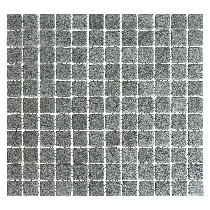 Mosaikfliese Quadrat AT 900 - 33 x 30,2 cm, Grau, Matt - Vorderansicht