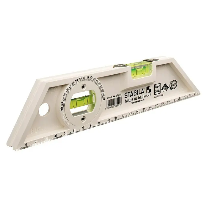 Stabila Libela 104 Winkelmesser - Duljina: 25 cm - Pogled sprijeda