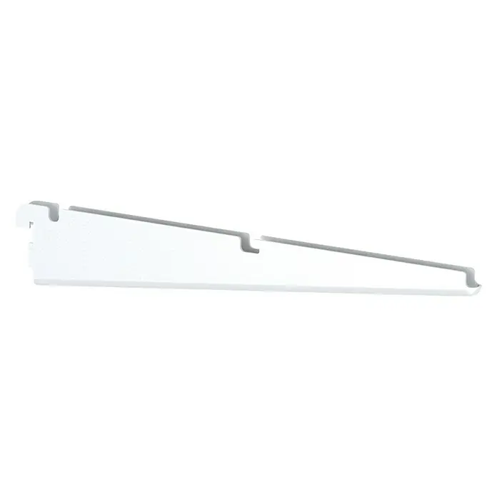 Lundbergs Drahtbodenträger - L x B x H: 305 x 12 x 55 mm, Weiß, Geeignet für: Gitterfachböden