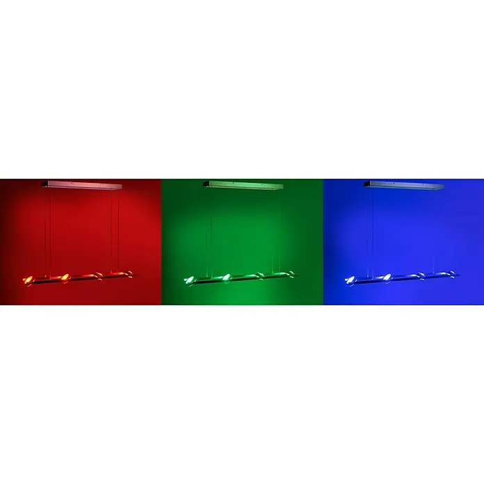 LeuchtenDirekt Lola Viseća LED svjetiljka Opti - RGB, Visina: 100 cm - Pogled odozdo