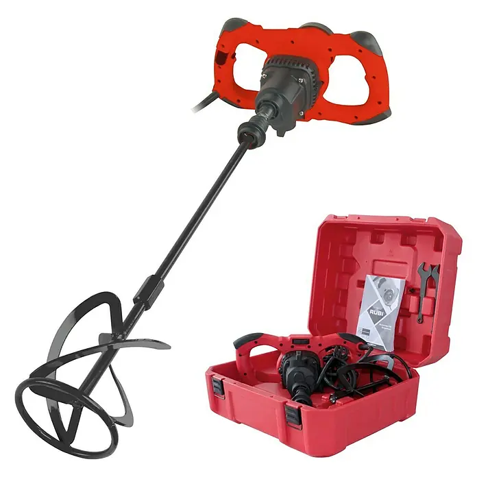 Rubi Mezclador de pintura y mortero RUBIMIX-16 ERGOMAX - Diámetro paleta de mezcla: 140 mm, 1.600 W