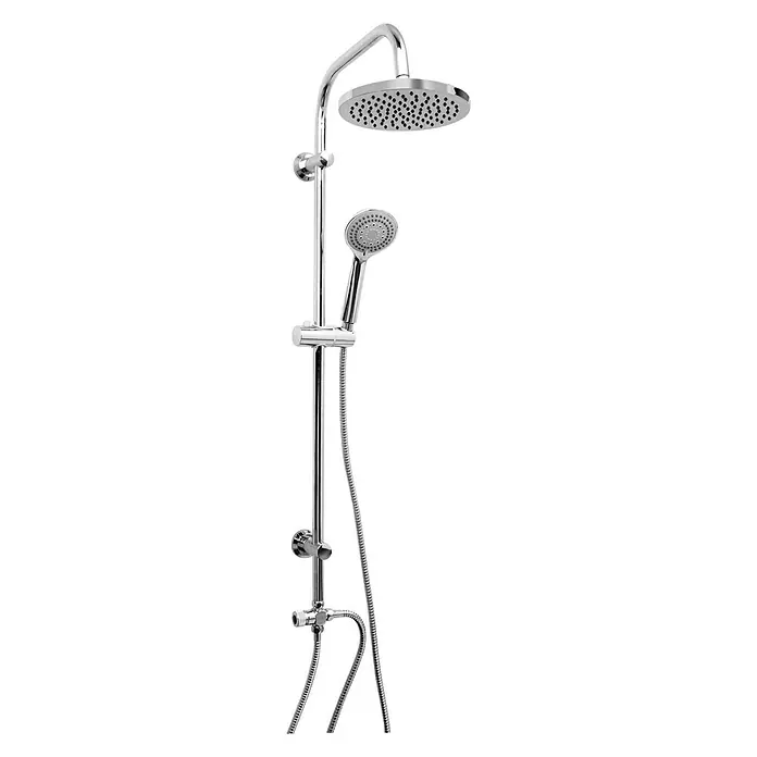 Rousseau Sistema de ducha Tulum - Con selector, Número de tipos de chorro: 3 ud., Cromo