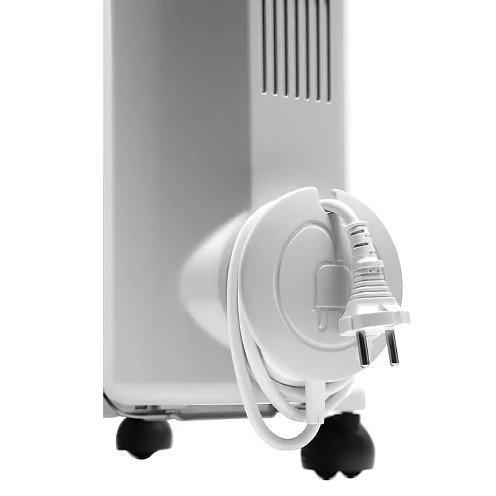 De'Longhi Radiador de aceite Radia S - 2.000 W, Blanco, L x An x Al: 16 x 44 x 65 cm