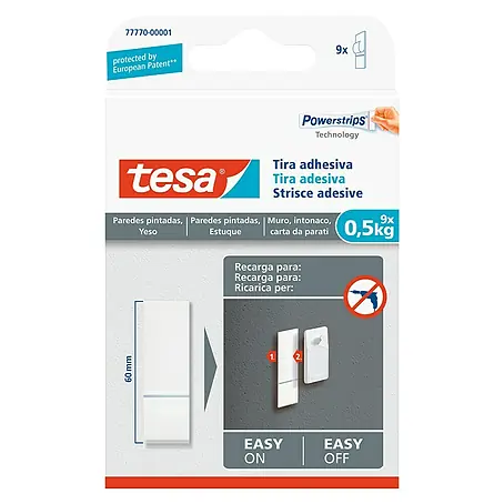 Tesa Powerstrips Tira autoadhesiva