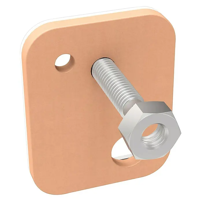 Tesa Tornillo adhesivo - Apto para: Ladrillo, Carga soportada: 5 kg, 2 uds., Rectangular