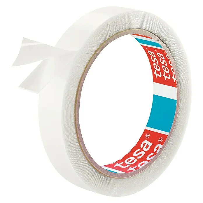 Tesa Powerbond Cinta de doble cara Vidrio - L x An: 5 m x 1,9 cm, Transparente