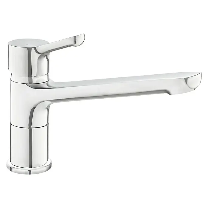 Rousseau Grifo de cocina Maloo - Cromo, Brillante, Caño horizontal
