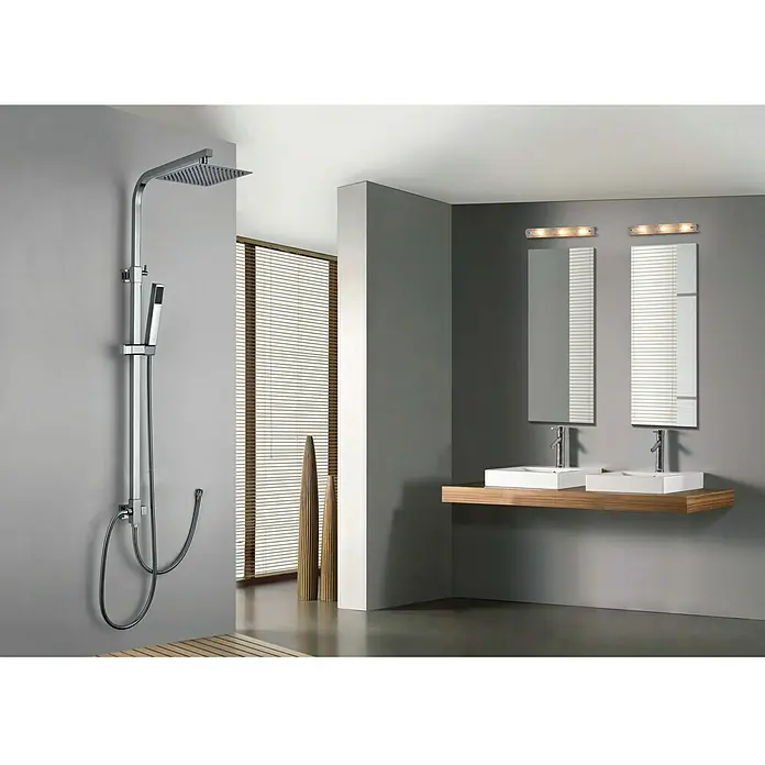 Imex Sistema de ducha Minsk - Con selector, Número de tipos de chorro: 1 ud., Cromo