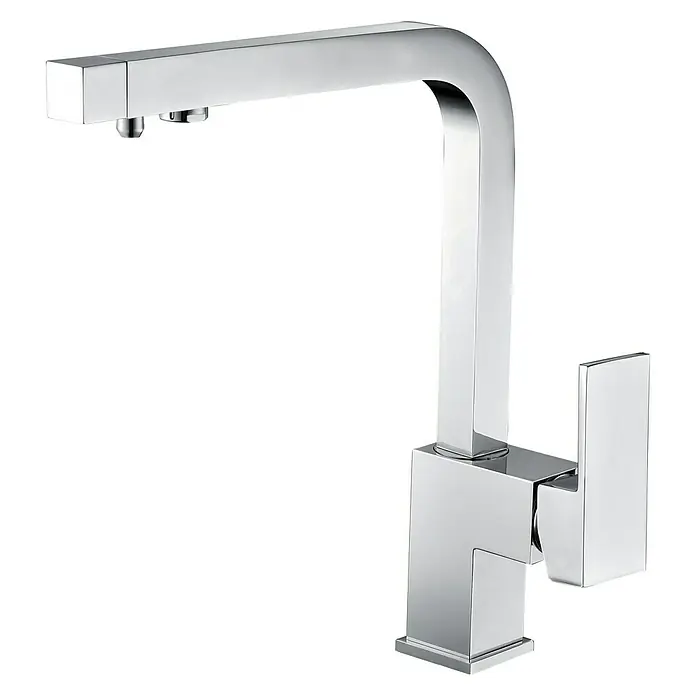 Imex Grifo de cocina y ósmosis Capri - Cromo, Brillante, Caño alto