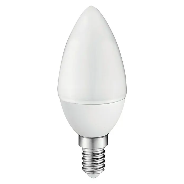 Cristal Record Bombilla LED Vela - 3 uds., E14, 5,2 W, Color de luz: Blanco neutro, No regulable