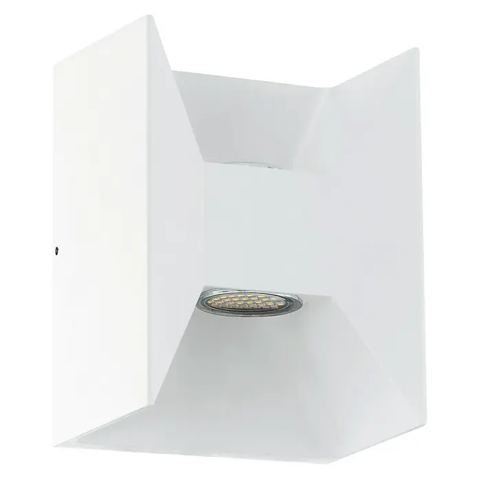 Eglo Aplique exterior LED Morino - 5 W, 10,5 x 14 x 18 cm, Blanco, IP44