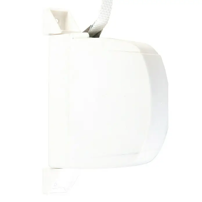 Recogedor de cinta de persiana blanco - En pared, 14 mm