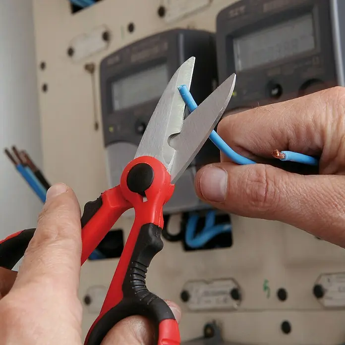 Super Ego Tijeras de trabajo para electricistas - Largo: 14,4 cm