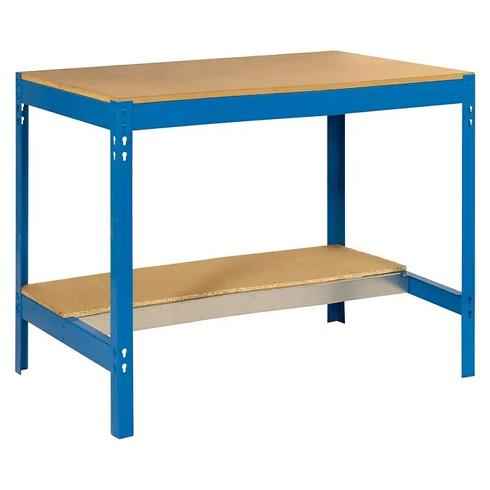 Simonrack Simonwork Werkbank BT0 1200 - L x B x H: 76 x 121 x 84,2 cm, Traglast: 850 kg, Blau