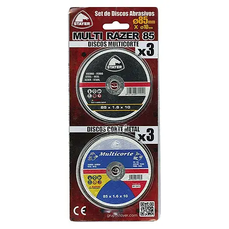 Stayer  Disco de corte Multi Razer 85