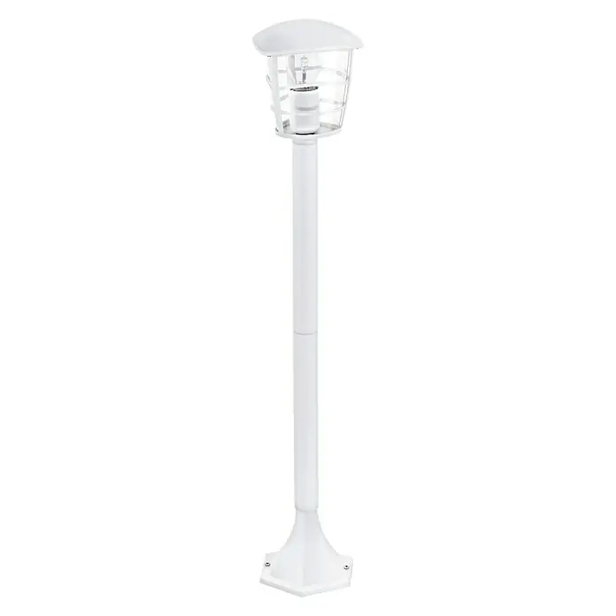 Eglo Aloria Baliza exterior - 1 luz, 60 W, L x An x Al: 17 x 17 x 94 cm, IP44, Blanco