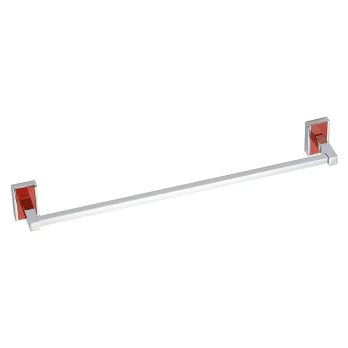 MSV Alba Toallero de barra - Largo: 53,2 cm, 1 brazo, Cromo, Brillante