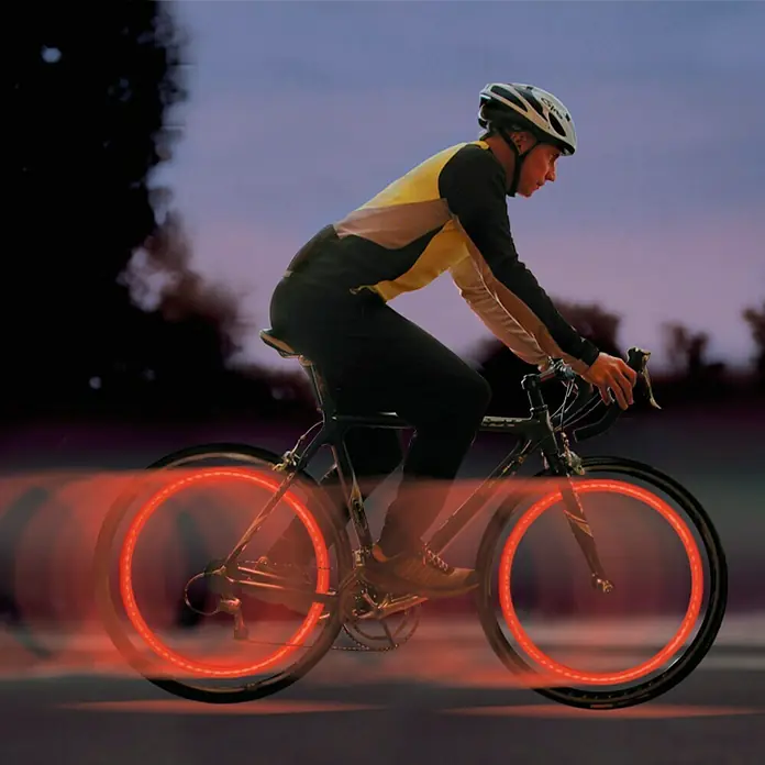 Nite Ize Luz de posición LED roja para rueda de bicicleta - 1 ud.
