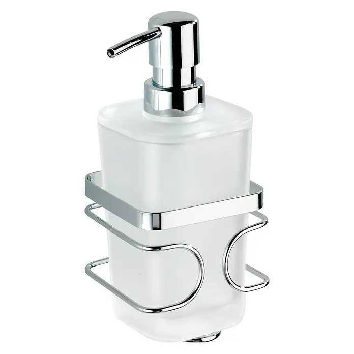 Wenko Dispensador de jabón Premium - Acero inoxidable, Acero inoxidable