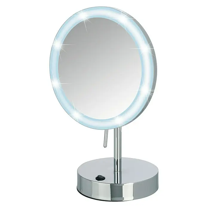 Wenko Espejo cosmético Aura - Aumento: x 5, Diámetro: 20 cm