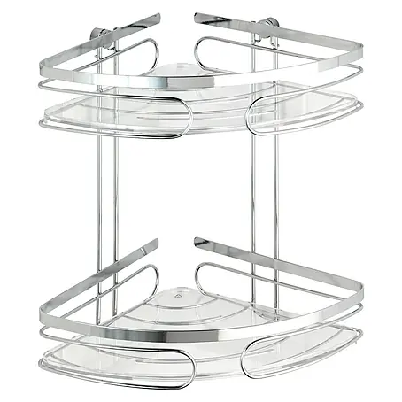 Wenko  Cesta de baño angular doble Premium