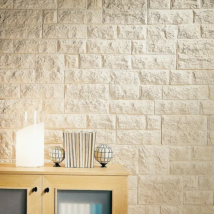Revestimiento Travertino Split Gris - Contenido: 4 pzs.