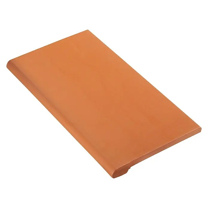 BHS Cataluña Baldosa decorativa Vierteaguas Mate - 28 x 14 cm, Rojo