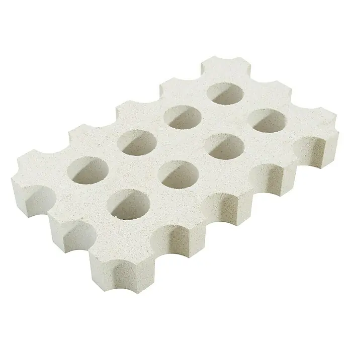 Adoquín para jardín - 60 x 36 x 8 cm, Blanco, Hormigón