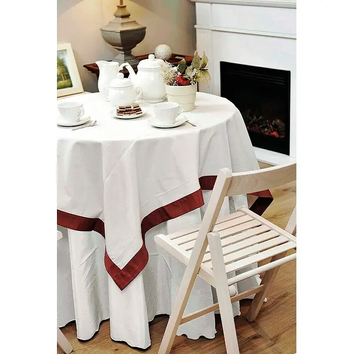 Mesa Camilla redonda de 70 - 75 x 70 cm