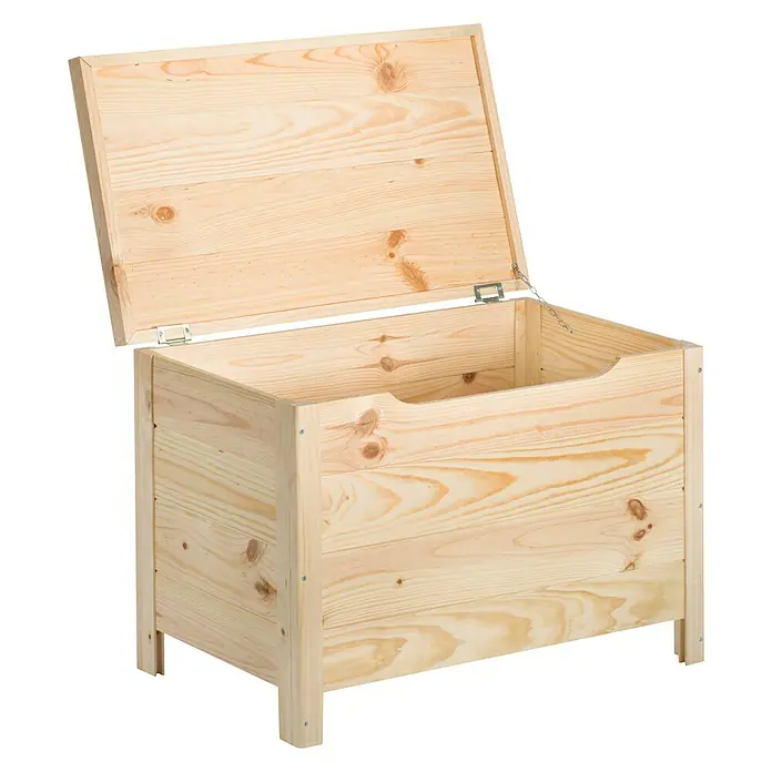 Astigarraga Arcón - L x An x Al: 70 x 40 x 48 cm, Madera, Natural