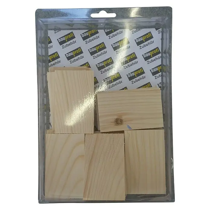 Cuña de montaje de madera - Contenido: 20 piezas, Apto para: Ventana