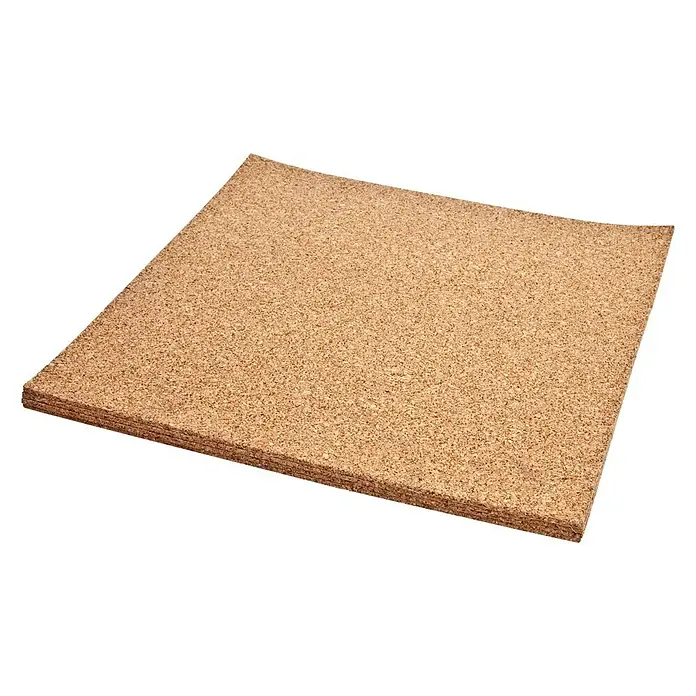 Placa de corcho adhesiva Natural - 500 x 500 x 4 mm
