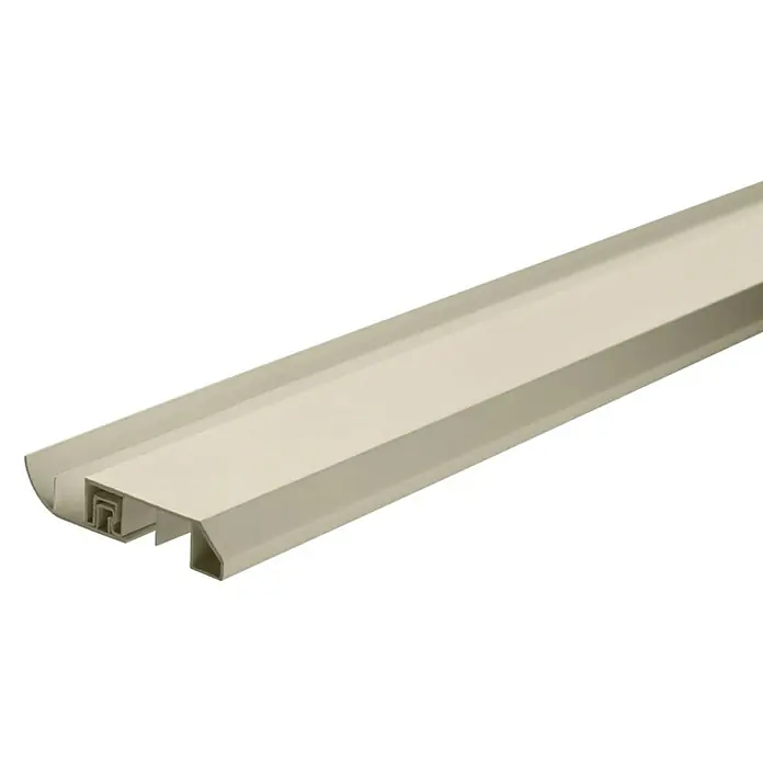 Grosfillex Perfil de cornisa Cotton - Crema, 2,6 m x 45 mm x 25 mm