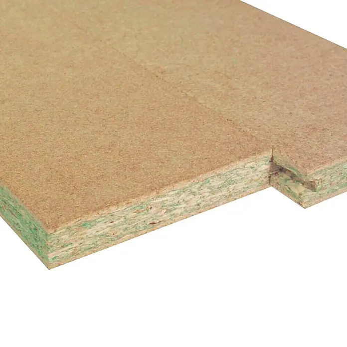Maderas Daganzo Tablero de aglomerado machihembrado hidrófugo - 2,04 m x 91 cm x 19 mm
