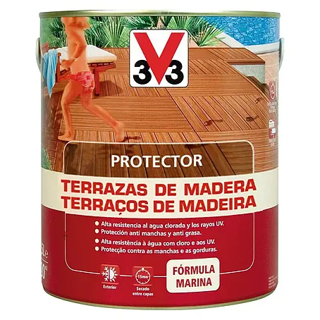 V33  Protección para madera Terrazas