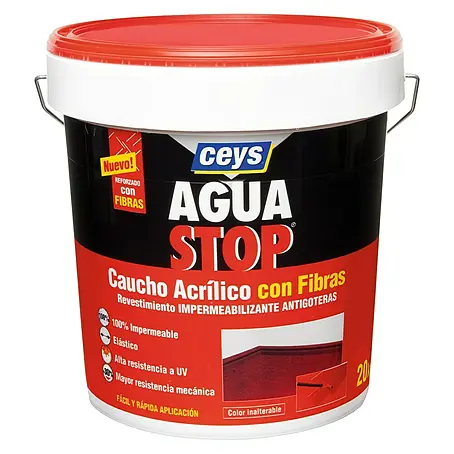 Ceys  Impermeabilizante caucho acrílico Agua Stop