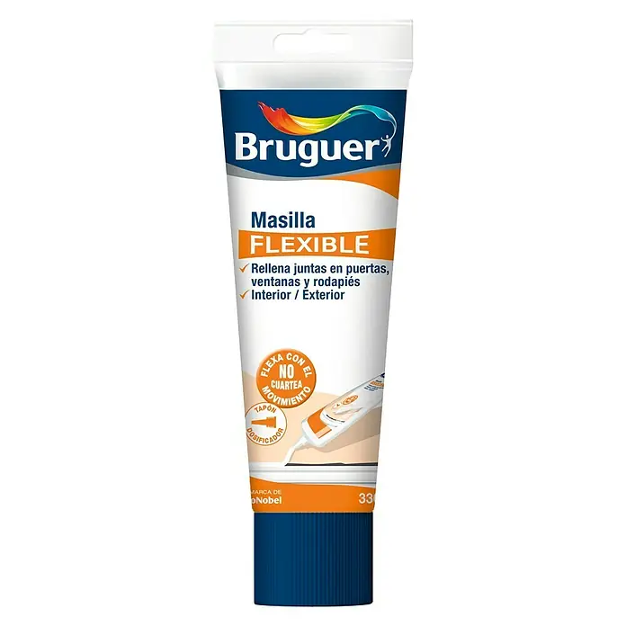 Bruguer Masilla Flexible - Blanco, 330 g