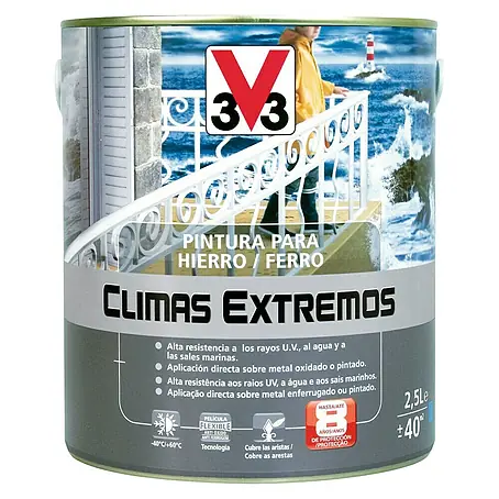 V33  Esmalte para metal Climas Extremos verde flor