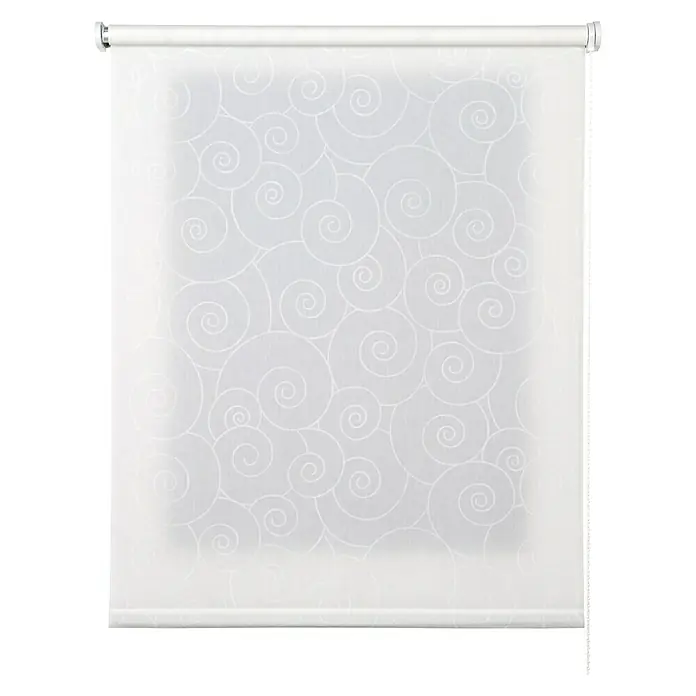Estor enrollable Roll-up - An x Al: 100 x 180 cm, Blanco