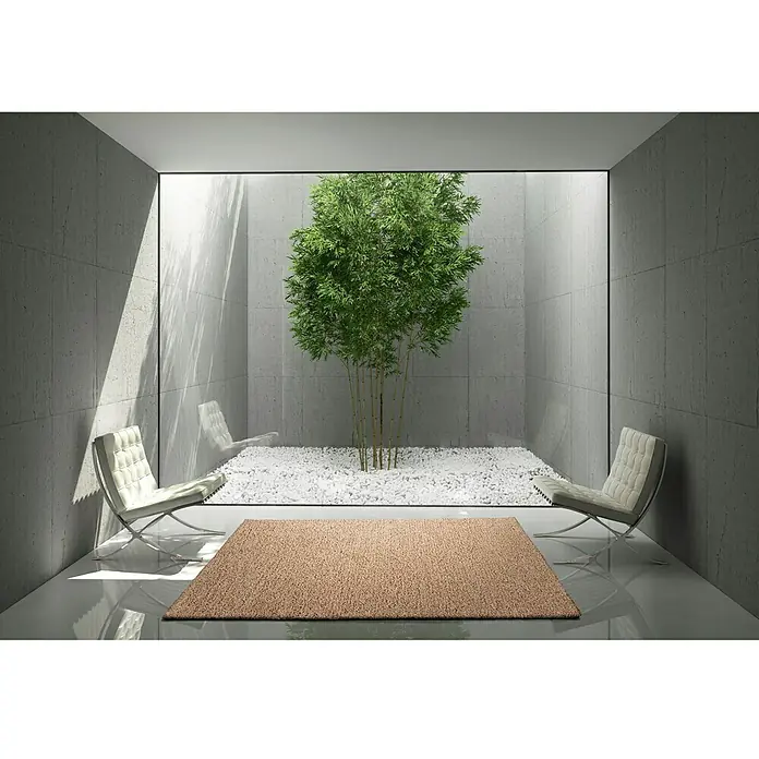Alfombra Thais - Beige, 110 x 57 cm, 100 % propileno Heatset-Frisè