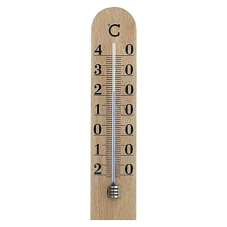 Termómetro para interior madera