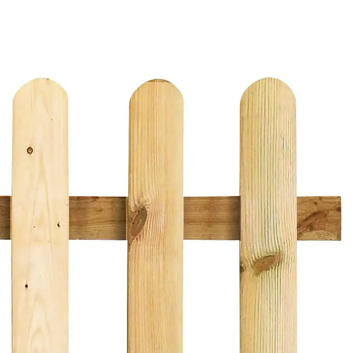 Forest-Style Valla de madera Clelia - Natural, An x Al: 1,8 x 0,7 m