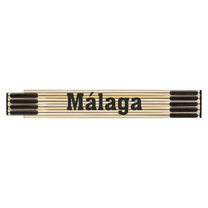 BAUHAUS Metro de madera Málaga - Largo: 200 cm