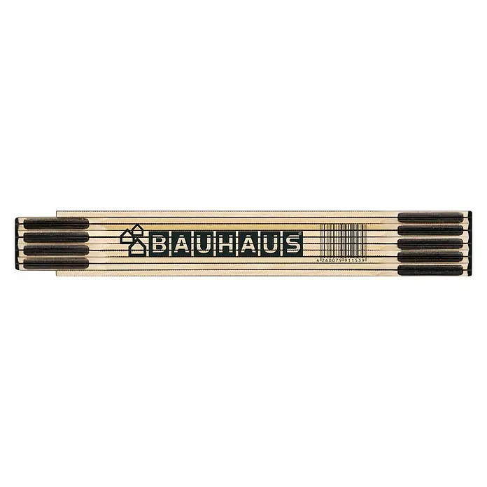 BAUHAUS Metro de madera Málaga - Largo: 200 cm
